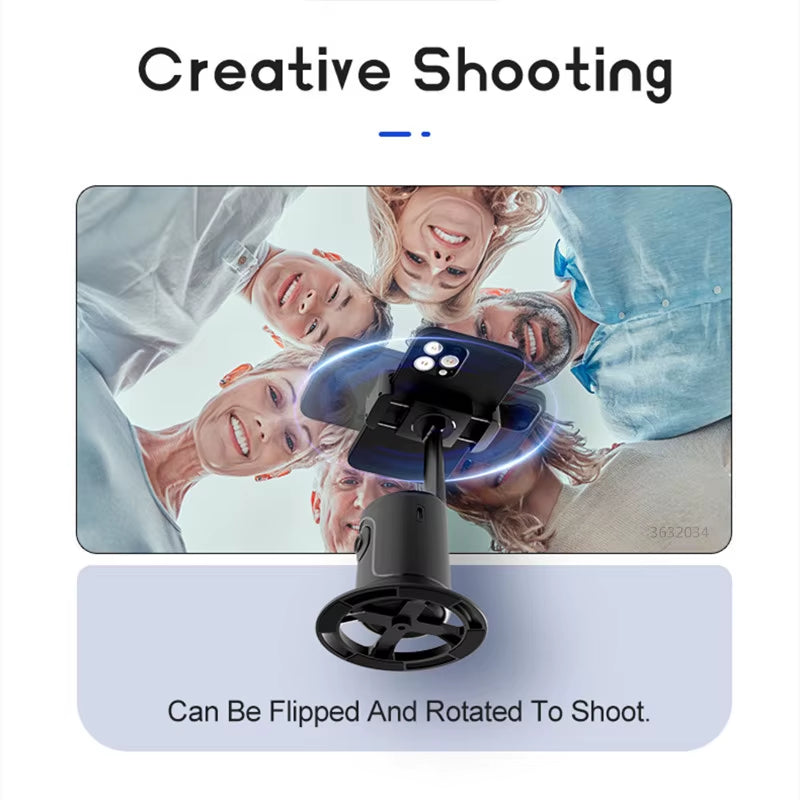 2024 New 360 Rotation Follow-Up Gimbal Stabilizer Monopod Desktop Tracking Gimbal for Tiktok Live Photography