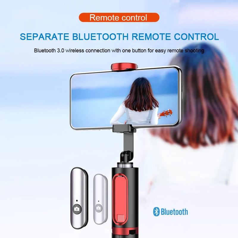 3 in 1 Mini Selfie Stick Tripod Aluminum Monopod Phone Stand for Xiaomi Mi Redmi Note 9 Huawei Iphone 11 Pro Samsung Smartphone
