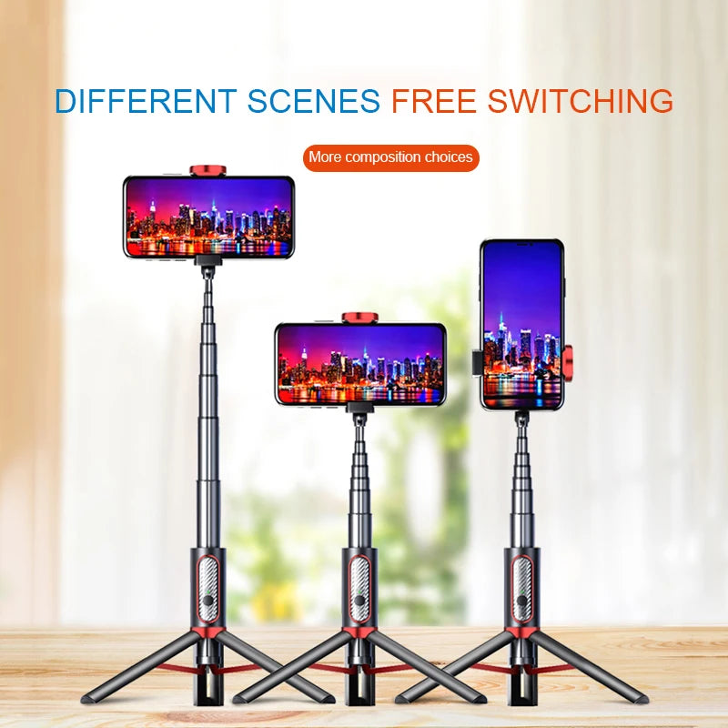 3 in 1 Mini Selfie Stick Tripod Aluminum Monopod Phone Stand for Xiaomi Mi Redmi Note 9 Huawei Iphone 11 Pro Samsung Smartphone