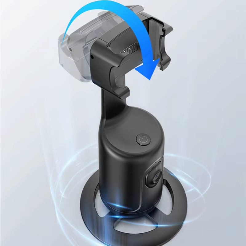 2024 New 360 Rotation Follow-Up Gimbal Stabilizer Monopod Desktop Tracking Gimbal for Tiktok Live Photography