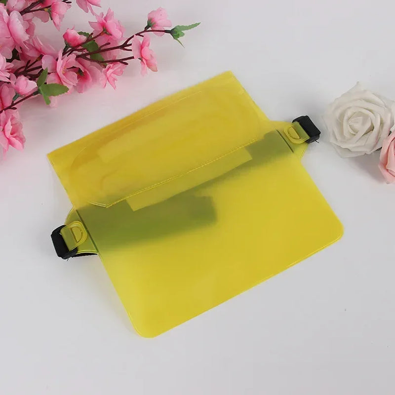 3 Layers High Waterproof Sealing Swimming Bag Large Size Transparent Underwater Dry Protection Bag for Iphone Mobile Phone Pouch